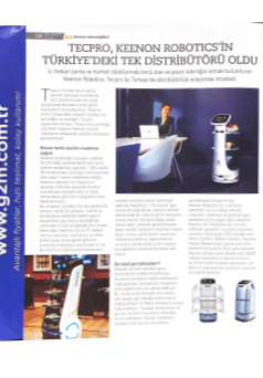 Tecpro Keenon Roboticsin Türkiyede ki Tek Distribütörü Oldu