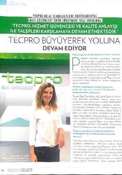 Tecpro, Matnaa Dijital Dergisi Ekim 2022 / Tecpro Büyüyerek Yoluna Devam Ediyor.