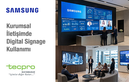Kurumsal İletişimde Digital Signage Kullanımı